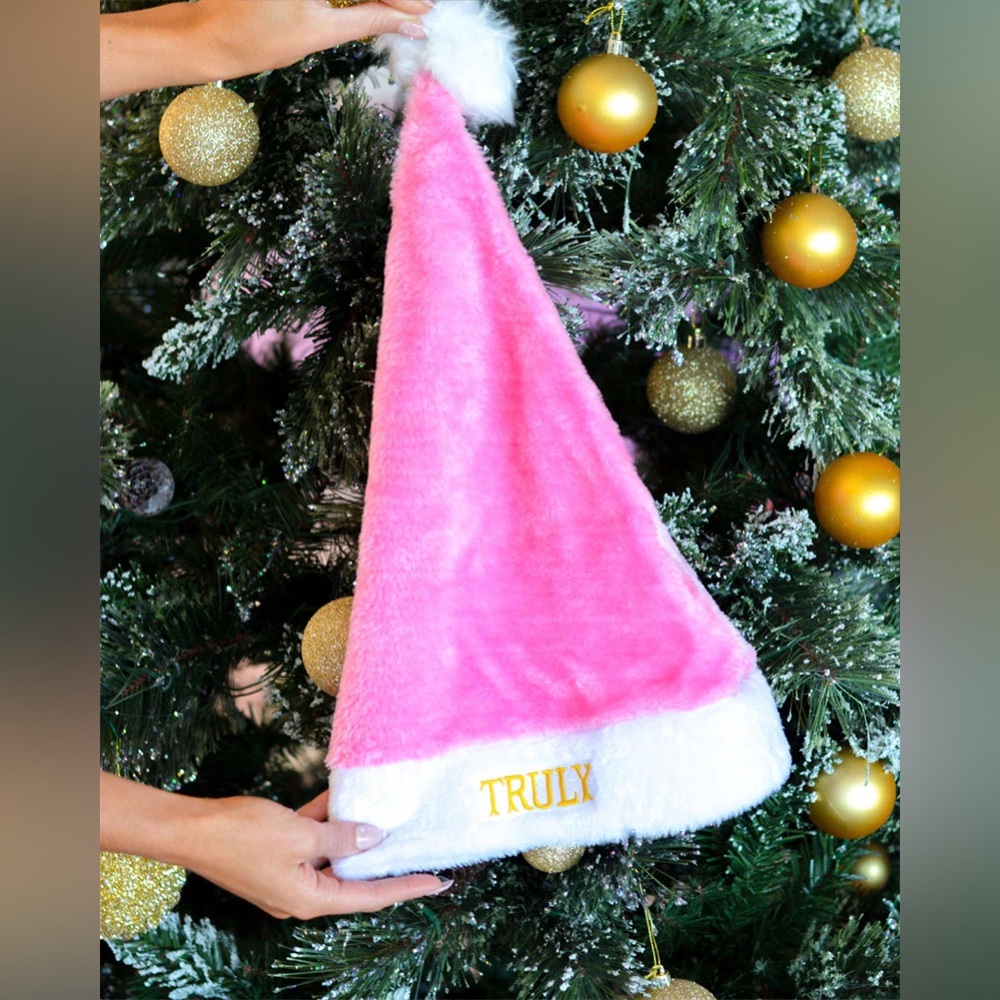 (2) TRULY BEAUTY SANTA CHRISTMAS HAT